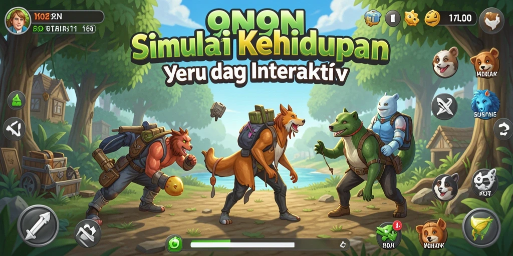 Tampilan gameplay <strong>9N9N</strong> yang menarik dan interaktif.