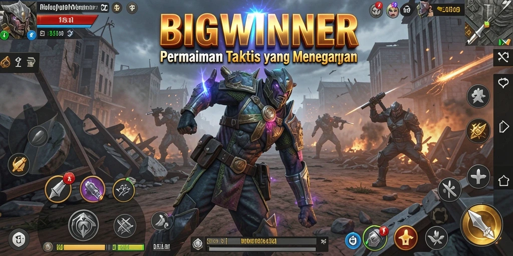 Tangkapan layar gameplay menampilkan aksi seru di BIGWINNER.