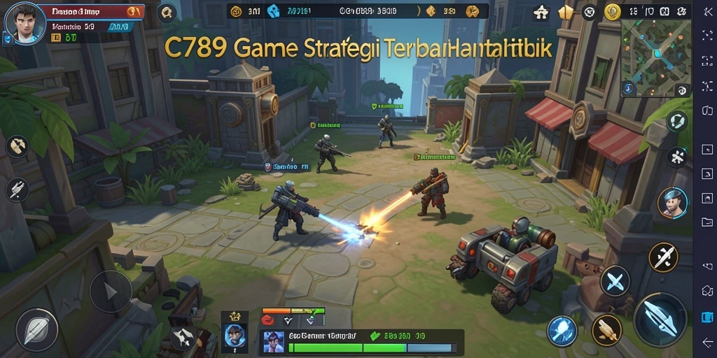 Tampilan gameplay yang mendebarkan dari C789 saat merumuskan strategi.