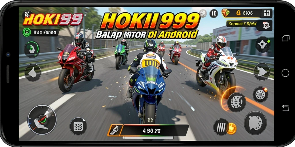 Tampilan menakjubkan dari balapan motor di HOKI99.