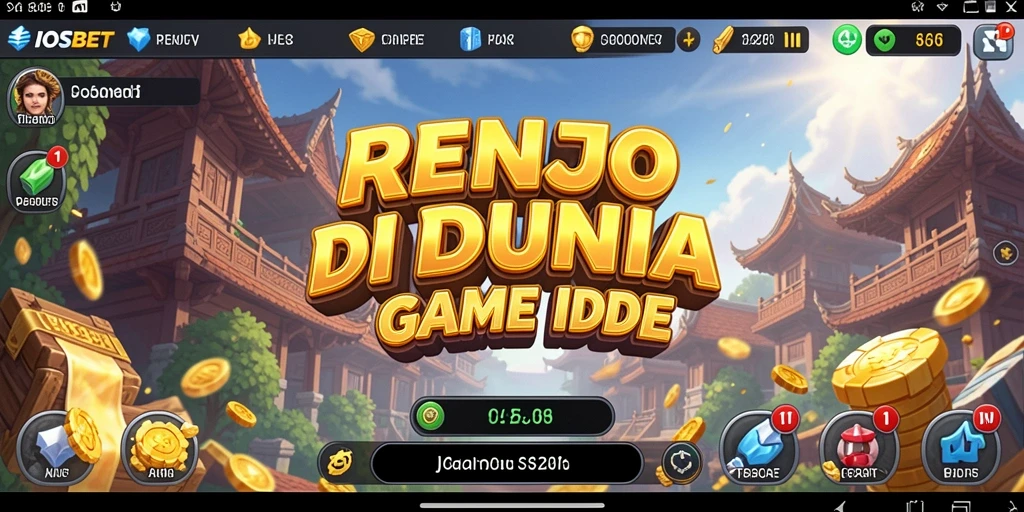 Tampilan gameplay IOSBET yang santai dan memikat.