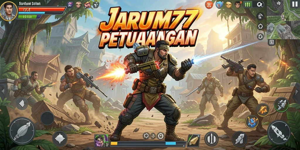 Screenshot gameplay JARUM77 menampilkan aksi mendebarkan dan grafis luar biasa.