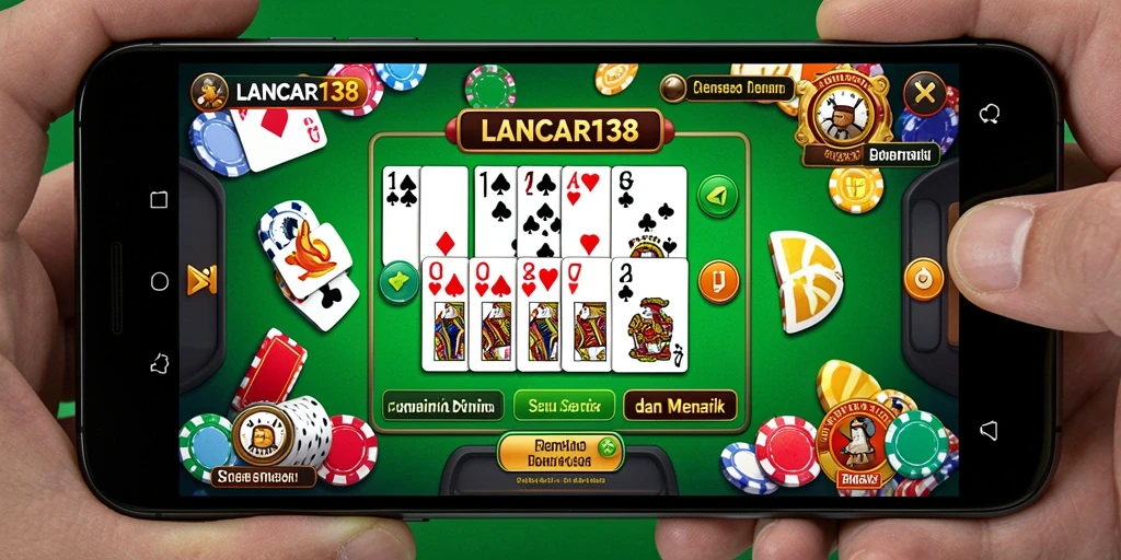 Tampilan menarik gameplay Domino di LANCAR138 yang menantang.