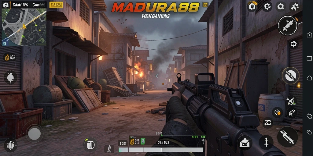 Gameplay seru MADURA88 dalam aksi TPS.