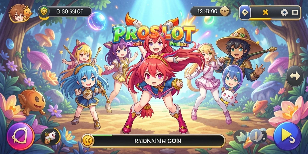 Tampilan penuh aksi dari gameplay PROSLOT yang mempesona.