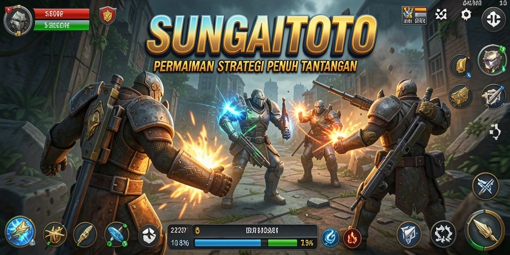 Screenshot SUNGAITOTO menampilkan aksi taktik yang mendebarkan.