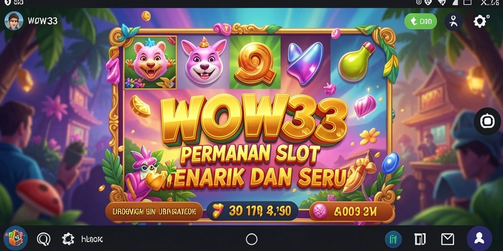 Tampilan menarik dari gameplay Slot di WOW33.